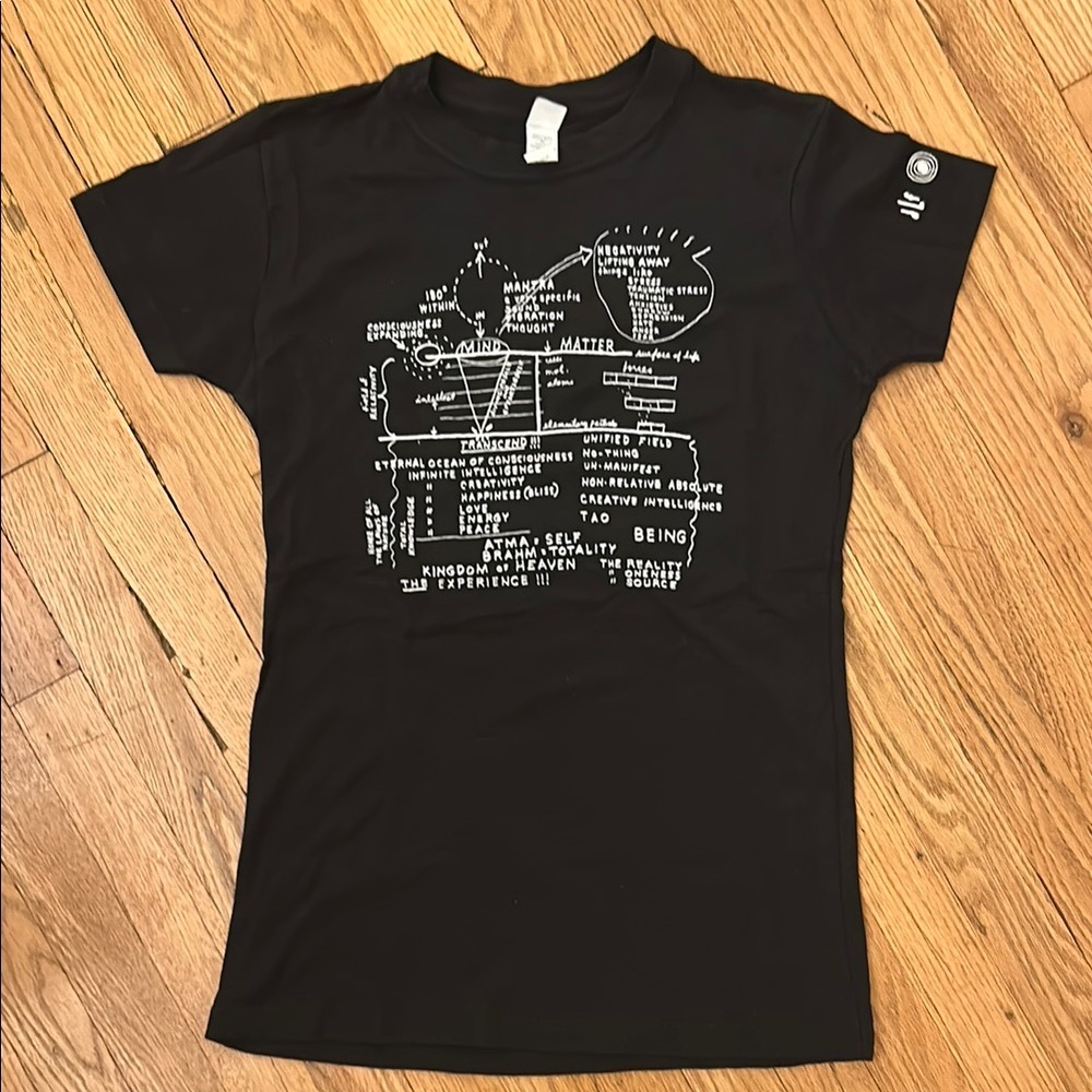 RARE! DAVID LYNCH Map of Consciousness T-Shirt. Size S